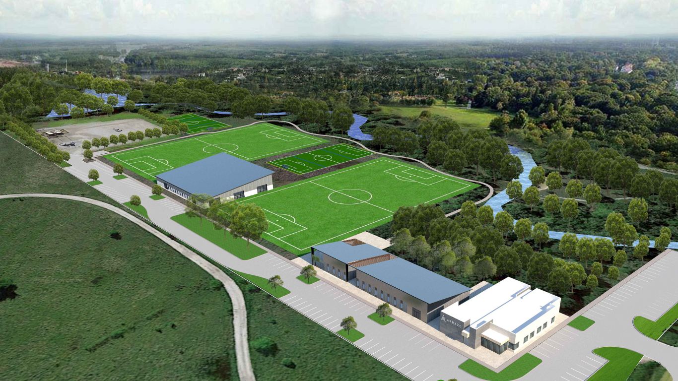 Future Aledo Soccer Club Facility – Front View