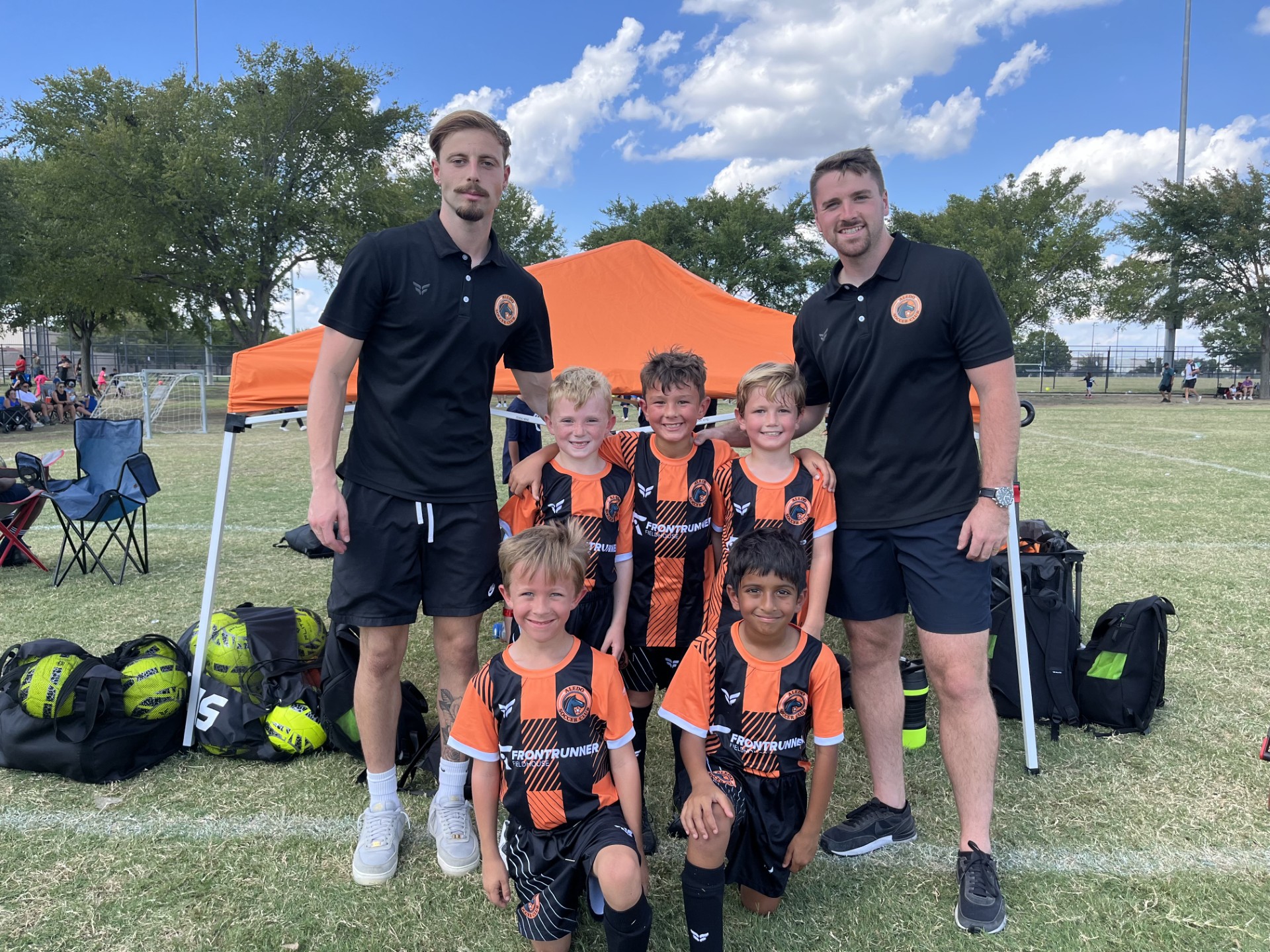 Academy 4v4 Team with Coach Thomas and Coach Axel